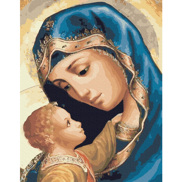 Картина по номерам Преміум картини - Матір Божа