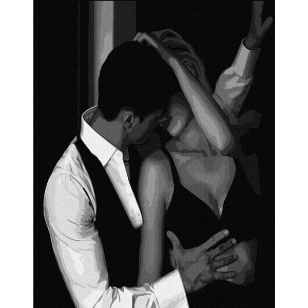 Картина по номерам Преміум картини - В обіймах пристрасті