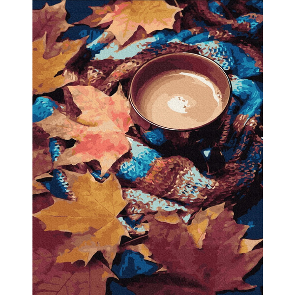 Картина по номерам Преміум картини - Зігріваюче какао