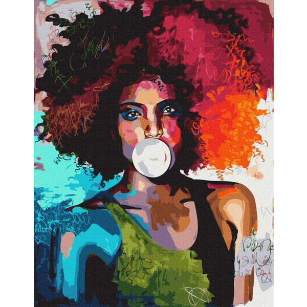 Картина по номерам Преміум картини - Художня бульбашка