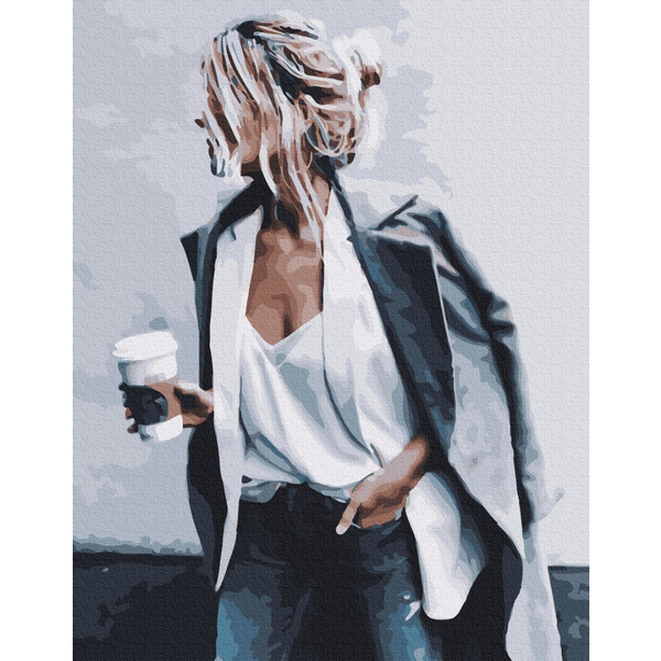 Картина по номерам Преміум картини - Кава-брейк