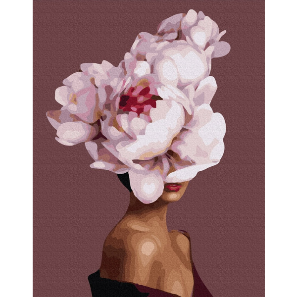 Картина по номерам Преміум картини - Піон в мені