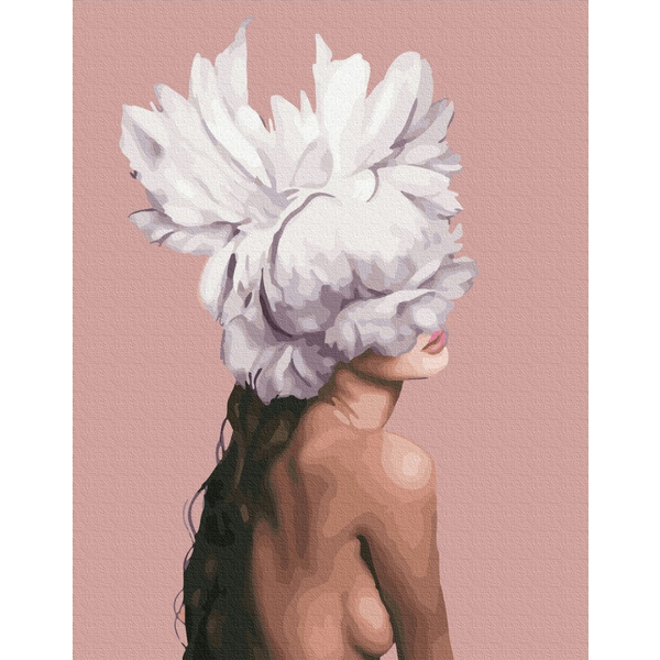 Картина по номерам Преміум картини - Вона - квітка