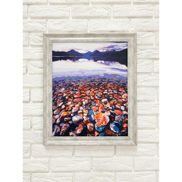 Багетні рами - Багетная рамка (барокко в серебре 4,5 см) 40х50