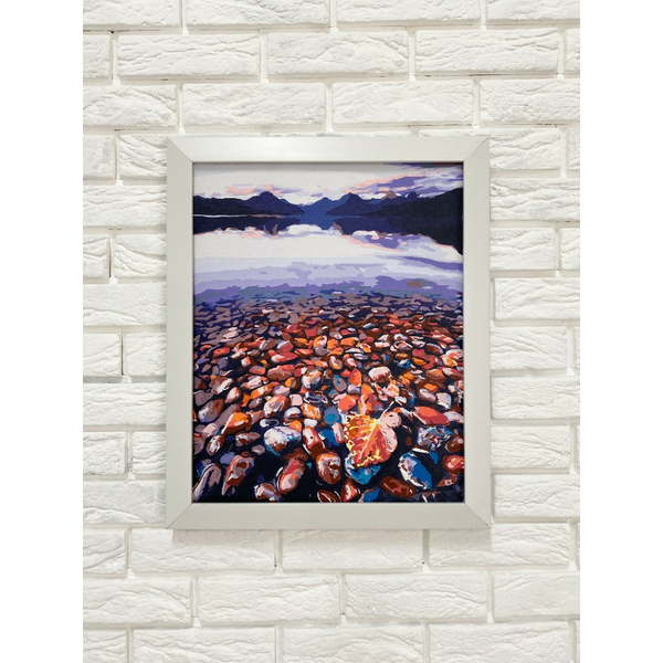 Багетні рами - Багетна рамка (біла 4 см) 40х50