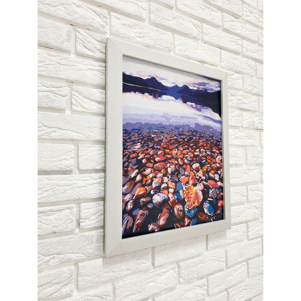 Багетні рами - Багетна рамка (біла 4 см) 40х50