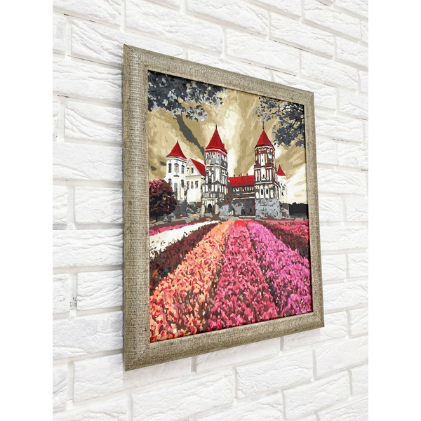 Багетні рами - Багетная рамка (белое золото 4,5 см) 40х50