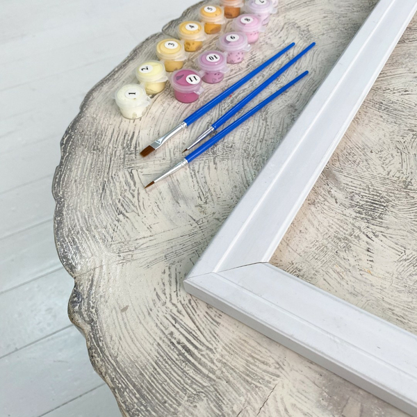 Багетні рами - Багетна рамка (біла рельєфна 3 см) 40х50