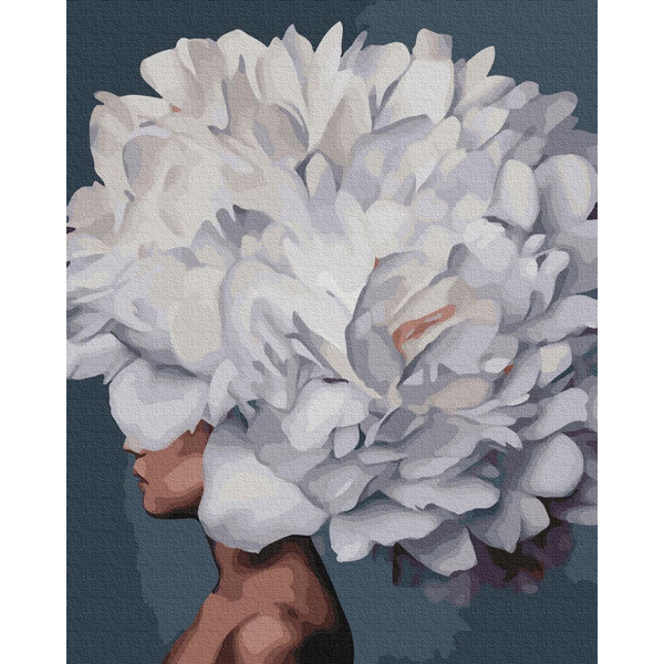 Картина по номерам Преміум картини - Вишуканий піон