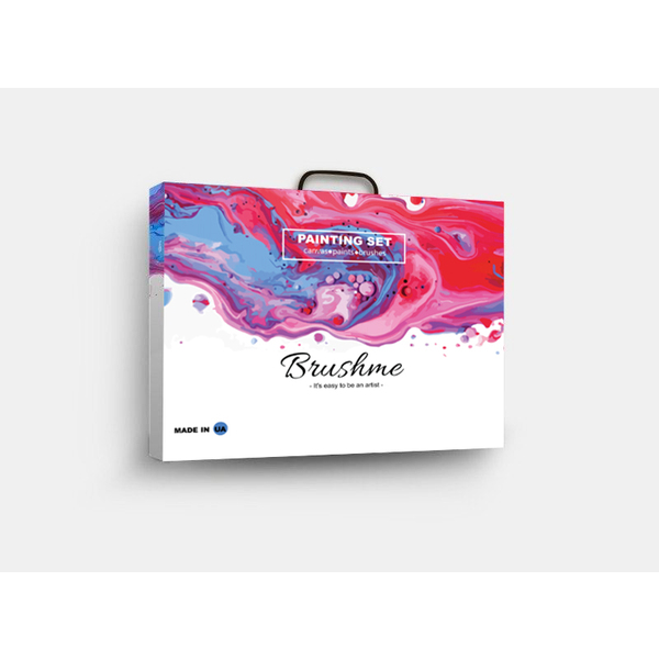 Картина по номерам Для початківців - Триптих пастельный арт 3