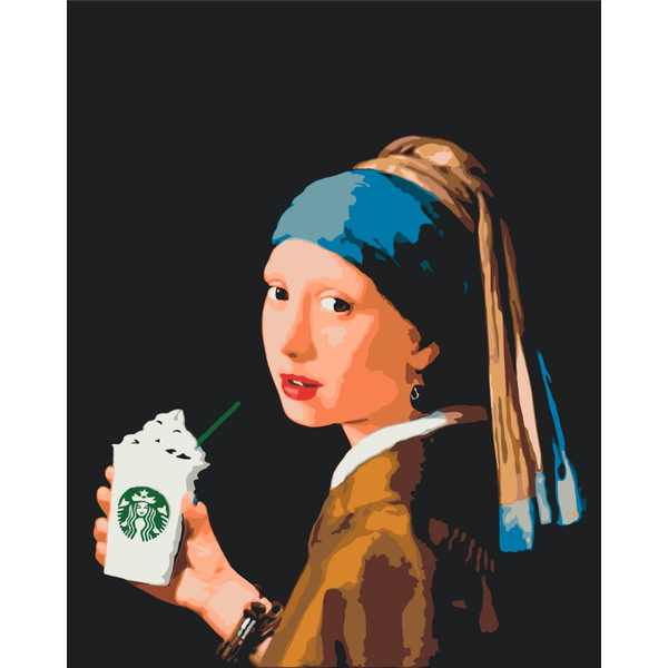 Картина по номерам Репродукції художників - Дівчина з перловою сережкою