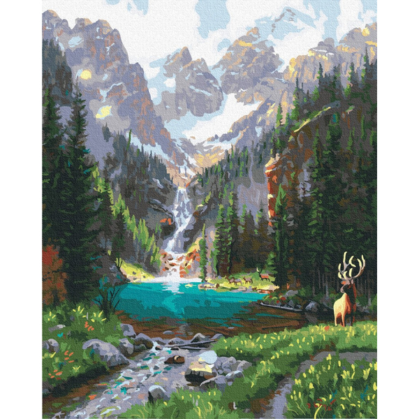 Картина по номерам Природа - Гірська долина
