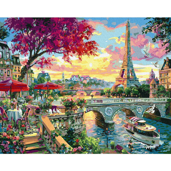 Картина по номерам Города - Яскравий Париж