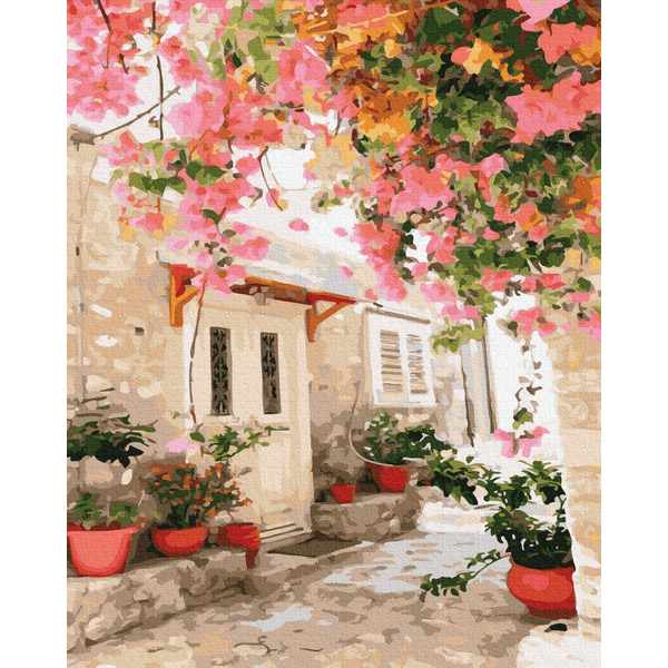 Картина по номерам Города - Тиха вуличка Італії