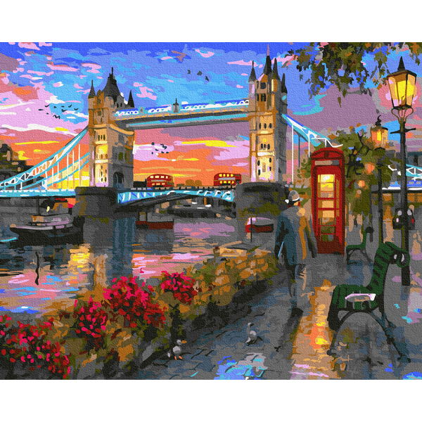 Картина по номерам Города - Осінь в Лондоні