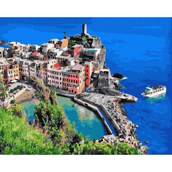 Картина по номерам Города - Вид на провінцію Салерно