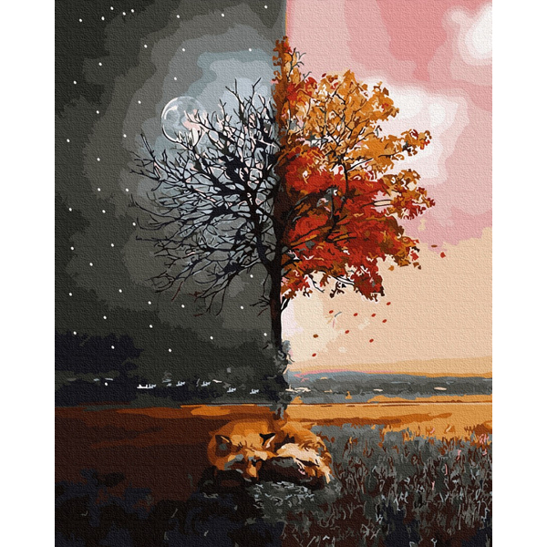 Картина по номерам Природа - Зміна сезонів