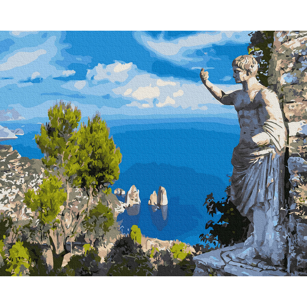 Картина по номерам Природа - Античний погляд на затоку