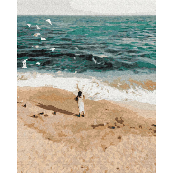 Картина по номерам Природа - Фігура на узбережжі