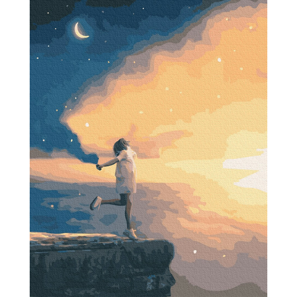 Картина по номерам Космос - Космічний політ