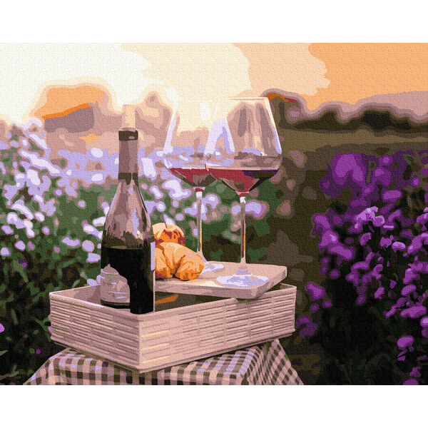 Картина по номерам Натюрморти - Романтика в лаванді