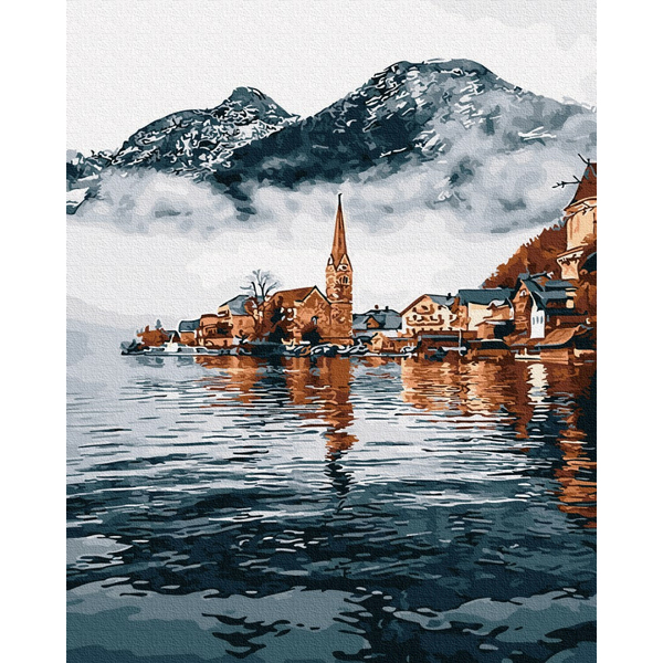 Картина по номерам Пейзажі - Чарівний Гальштат