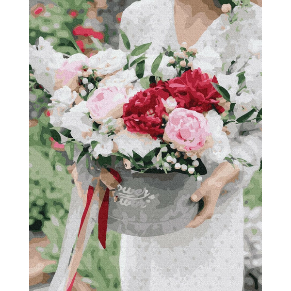 Картина по номерам Квіти - Квіти в подарунок