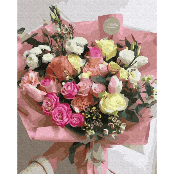 Картина по номерам Квіти - Букет для найдорожчої