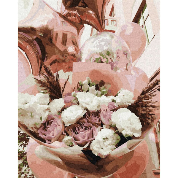 Картина по номерам Квіти - Повітряні квіти