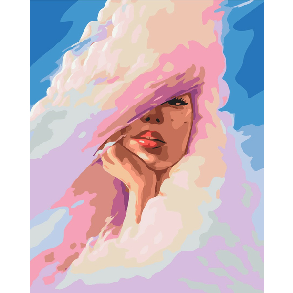 Картина по номерам Авторські колекції - Хмарна дама