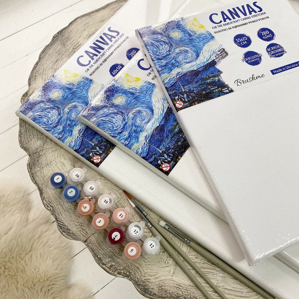 Полікотон машинна набивка - Canvas polycotton 50х60