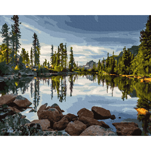 Картина по номерам Природа - Живописне озеро