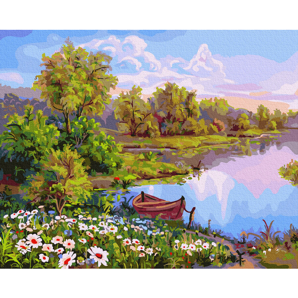 Картина по номерам Пейзажі - Літній пейзаж