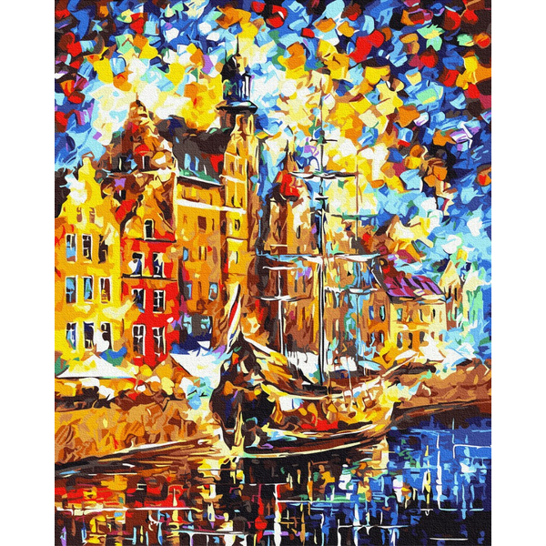 Картина по номерам Города - Венеція маслом