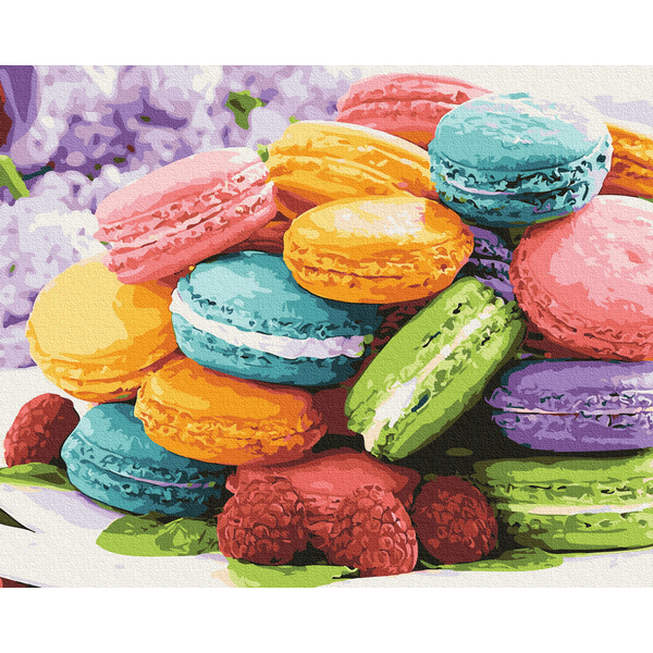 Картина по номерам Натюрморти - Асорті макарун