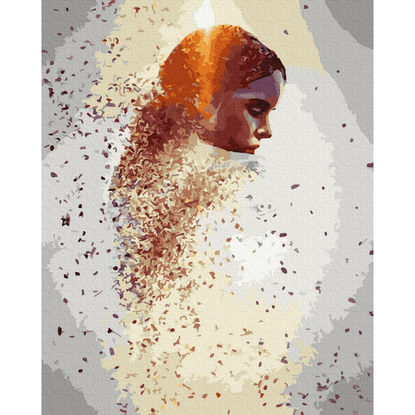 Картина по номерам Абстракції - Сяючий профіль