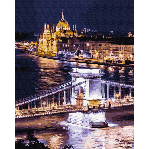 Картина по номерам Города - Нічне місто