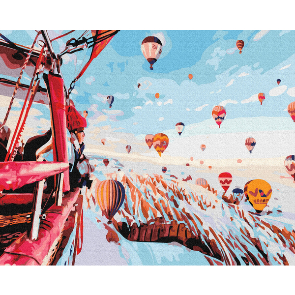 Картина по номерам Авторські колекції - Кулі зимової Каппадокії