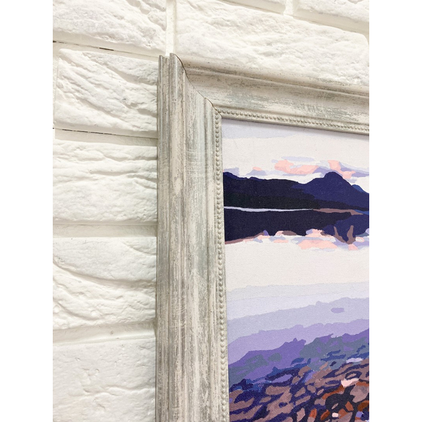 Багетні рами - Багетна рамка (бароко в сріблі 4,5 см) 50х50