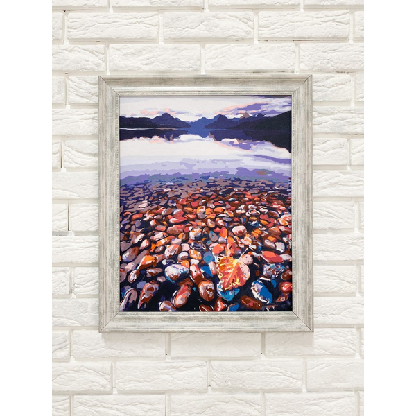 Багетні рами - Багетная рамка (барокко в серебре 4,5 см) 40х60