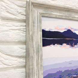 Багетная рамка (барокко в серебре 4,5 см) 50х90