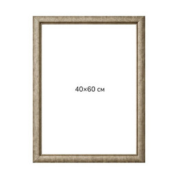 Багетна рамка (біле золото 4,5 см) 40х60