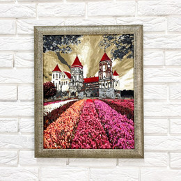 Багетная рамка (белое золото 4,5 см) 40х60