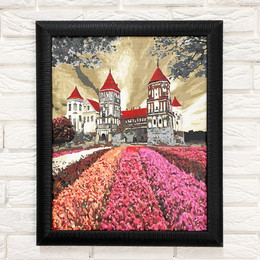 Багетная рамка (черная рельефная 4,5 см) 50х60