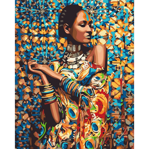 Картина по номерам Люди на картинах - Принцесса Зимбабве