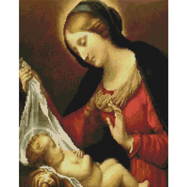 Алмазна мозаїка 40х50 - Матір Божа з немовлям