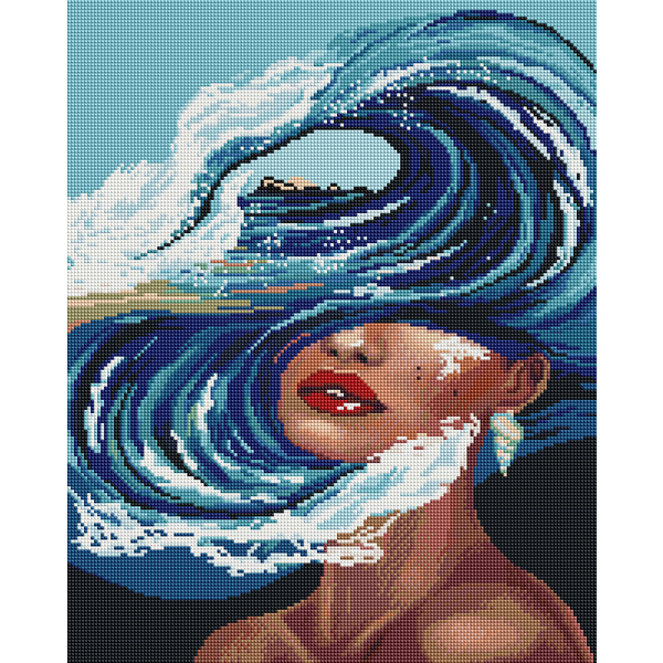 Алмазна мозаїка 40х50 - Жінка стихії