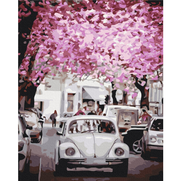 Картина по номерам Города - В місті весна