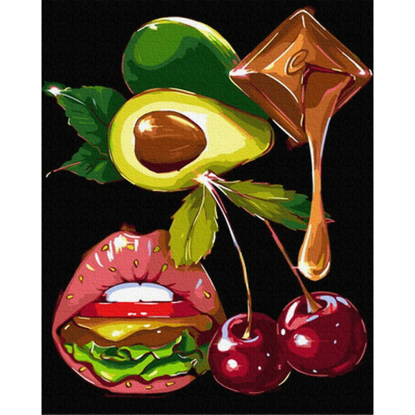 Картина по номерам Авторські колекції - Погляд гурмана