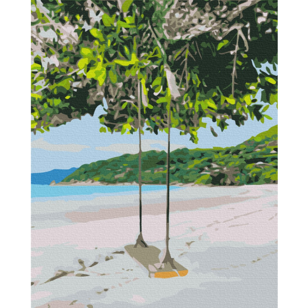 Картина по номерам Пейзажі - Райський куточок